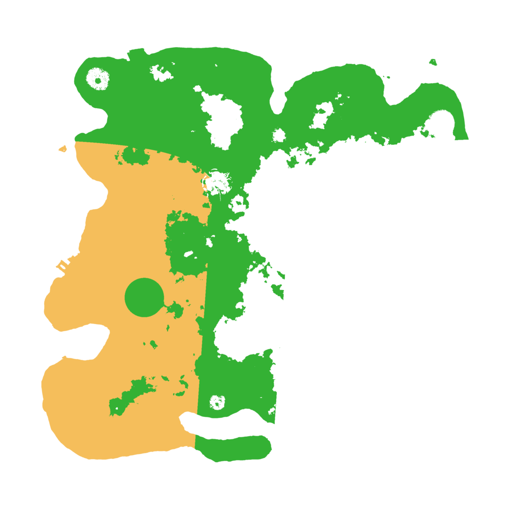 Biome Rust Map: Procedural Map, Size: 3500, Seed: 112558592