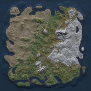 Thumbnail Rust Map: Procedural Map, Size: 5000, Seed: 2396853, 19 Monuments