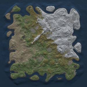 Thumbnail Rust Map: Procedural Map, Size: 4500, Seed: 1851932263, 19 Monuments