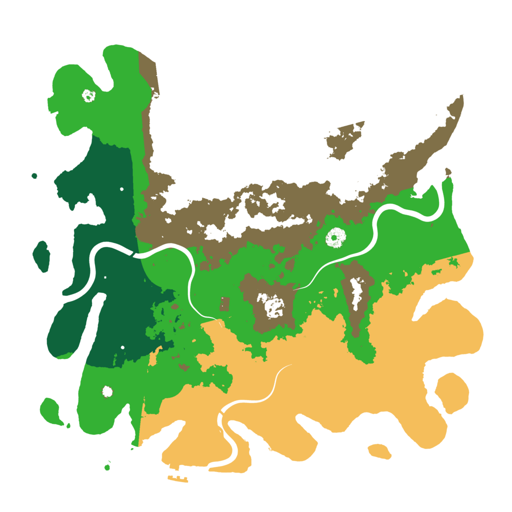 Biome Rust Map: Procedural Map, Size: 3800, Seed: 974321