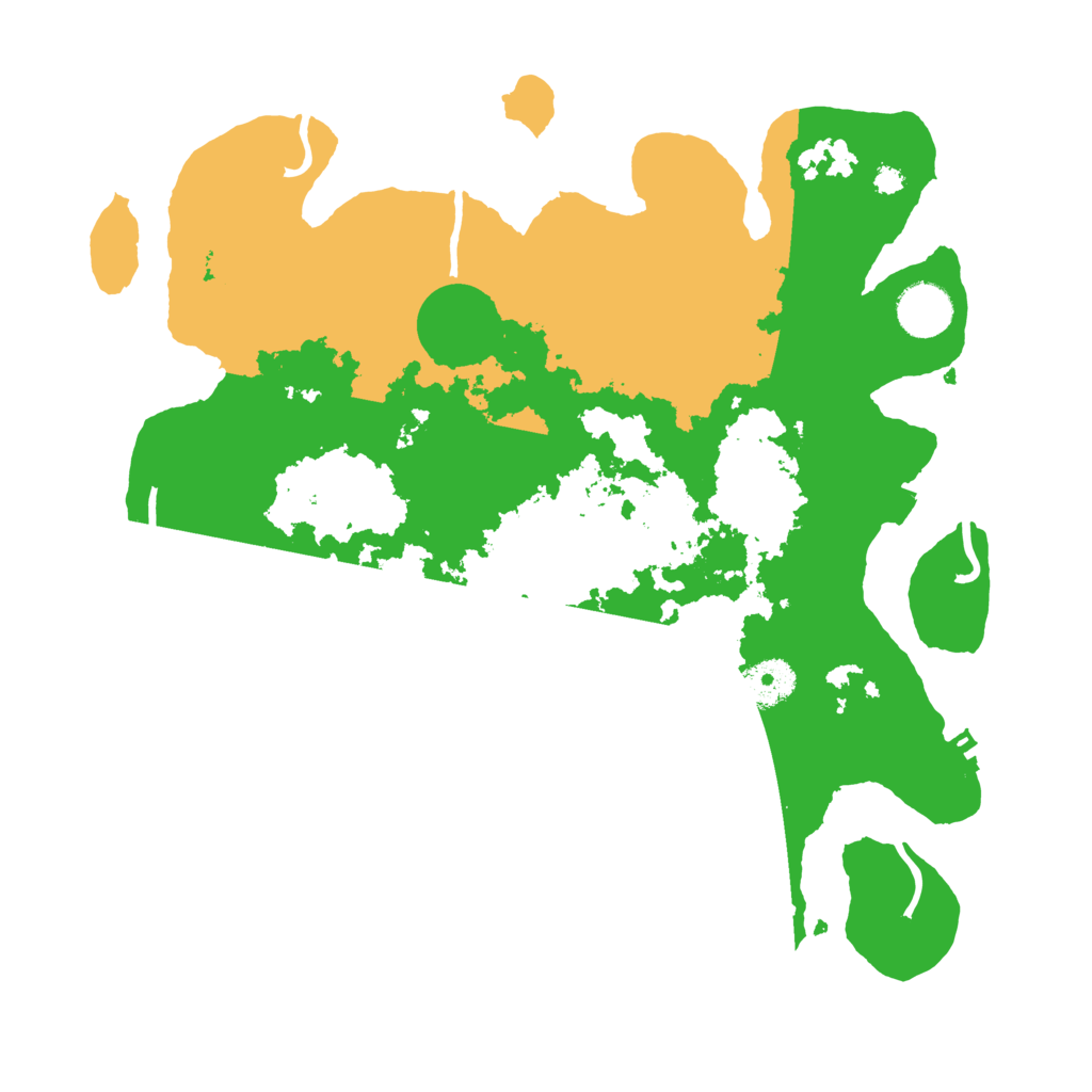 Biome Rust Map: Procedural Map, Size: 3500, Seed: 89261169