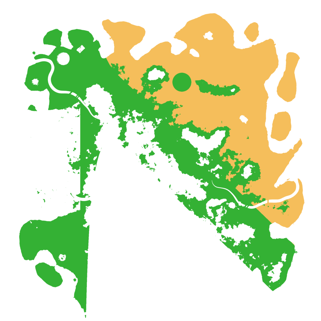 Biome Rust Map: Procedural Map, Size: 4500, Seed: 1864560012