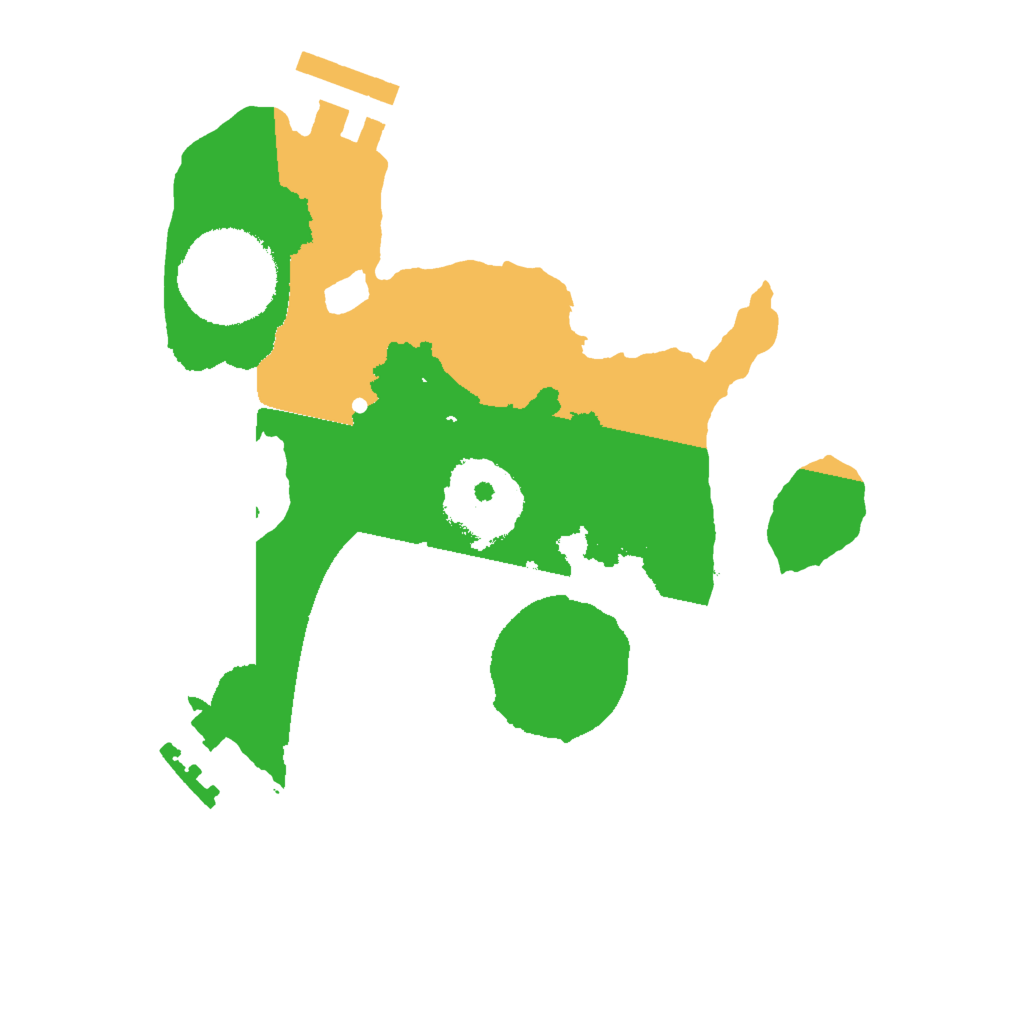 Biome Rust Map: Procedural Map, Size: 2000, Seed: 13524