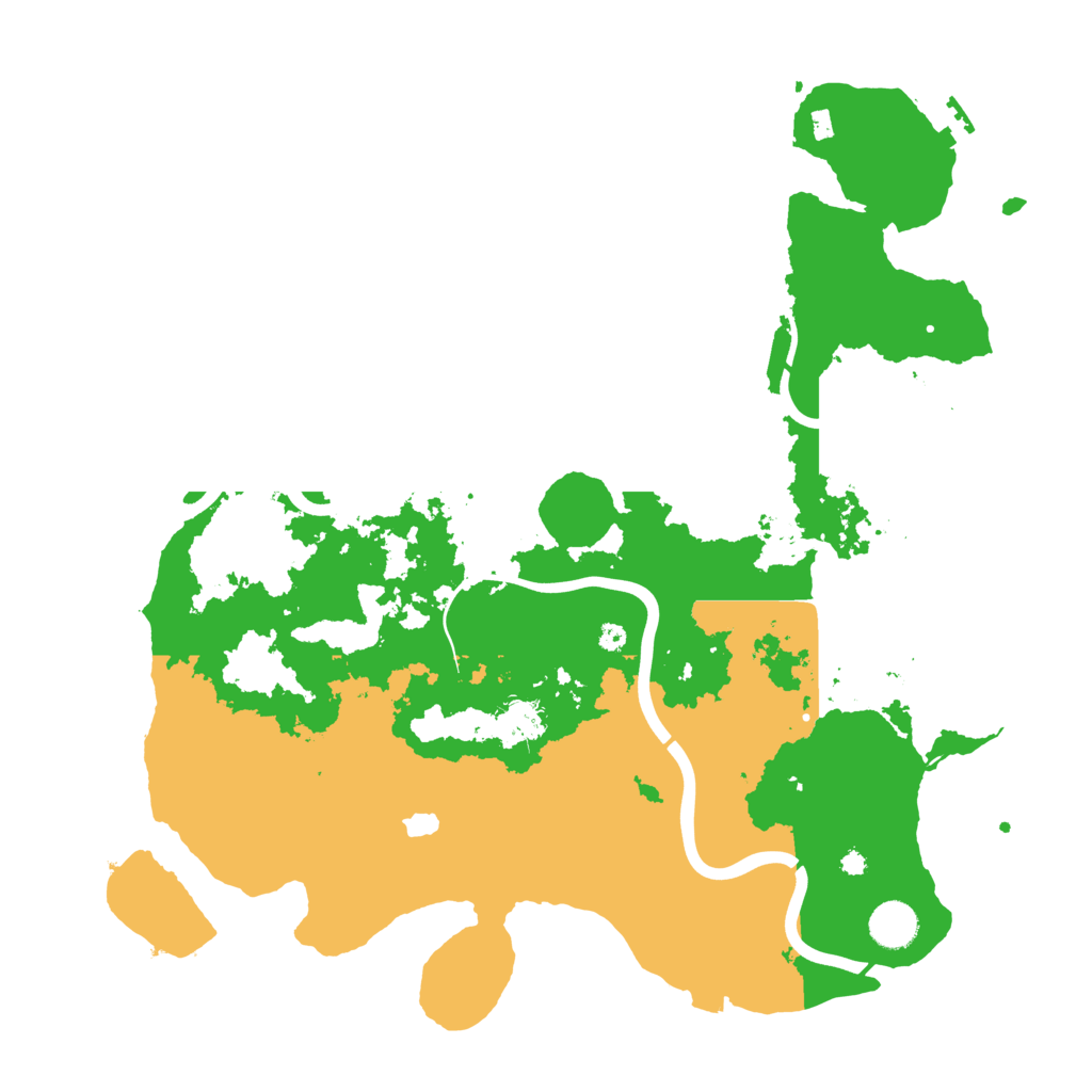 Biome Rust Map: Procedural Map, Size: 4000, Seed: 24045
