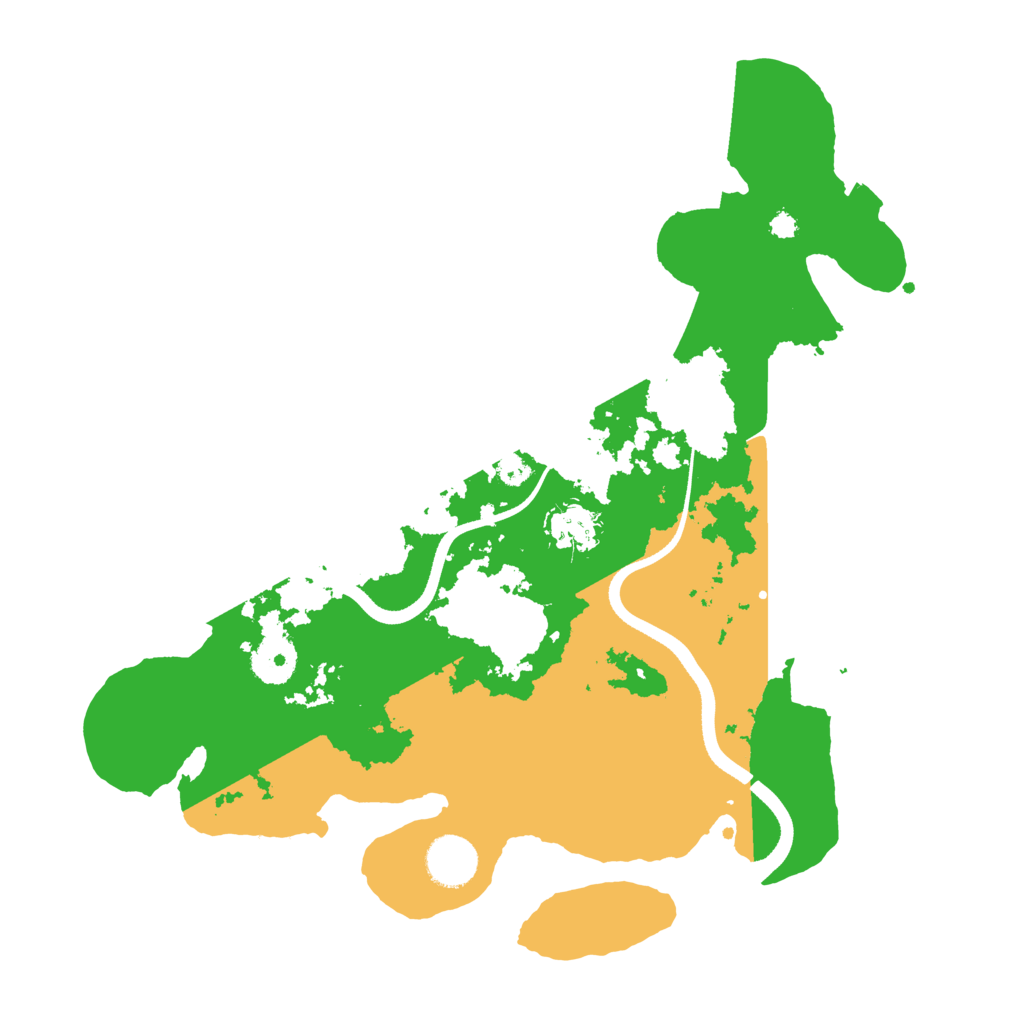 Biome Rust Map: Procedural Map, Size: 3500, Seed: 280463842