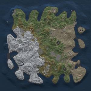 Thumbnail Rust Map: Procedural Map, Size: 3750, Seed: 163892253, 17 Monuments