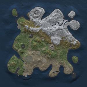 Thumbnail Rust Map: Procedural Map, Size: 3000, Seed: 700081058, 11 Monuments