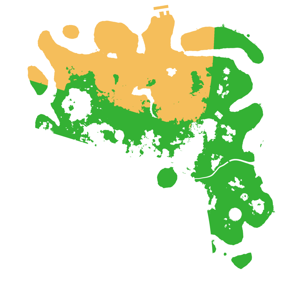 Biome Rust Map: Procedural Map, Size: 4000, Seed: 3071978