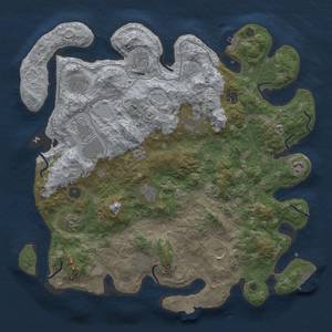 Thumbnail Rust Map: Procedural Map, Size: 4200, Seed: 730433871, 19 Monuments