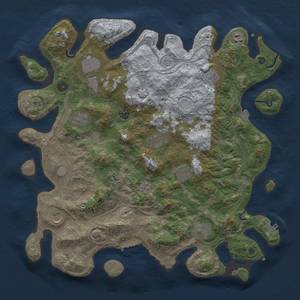 Thumbnail Rust Map: Procedural Map, Size: 4250, Seed: 1621801512, 19 Monuments