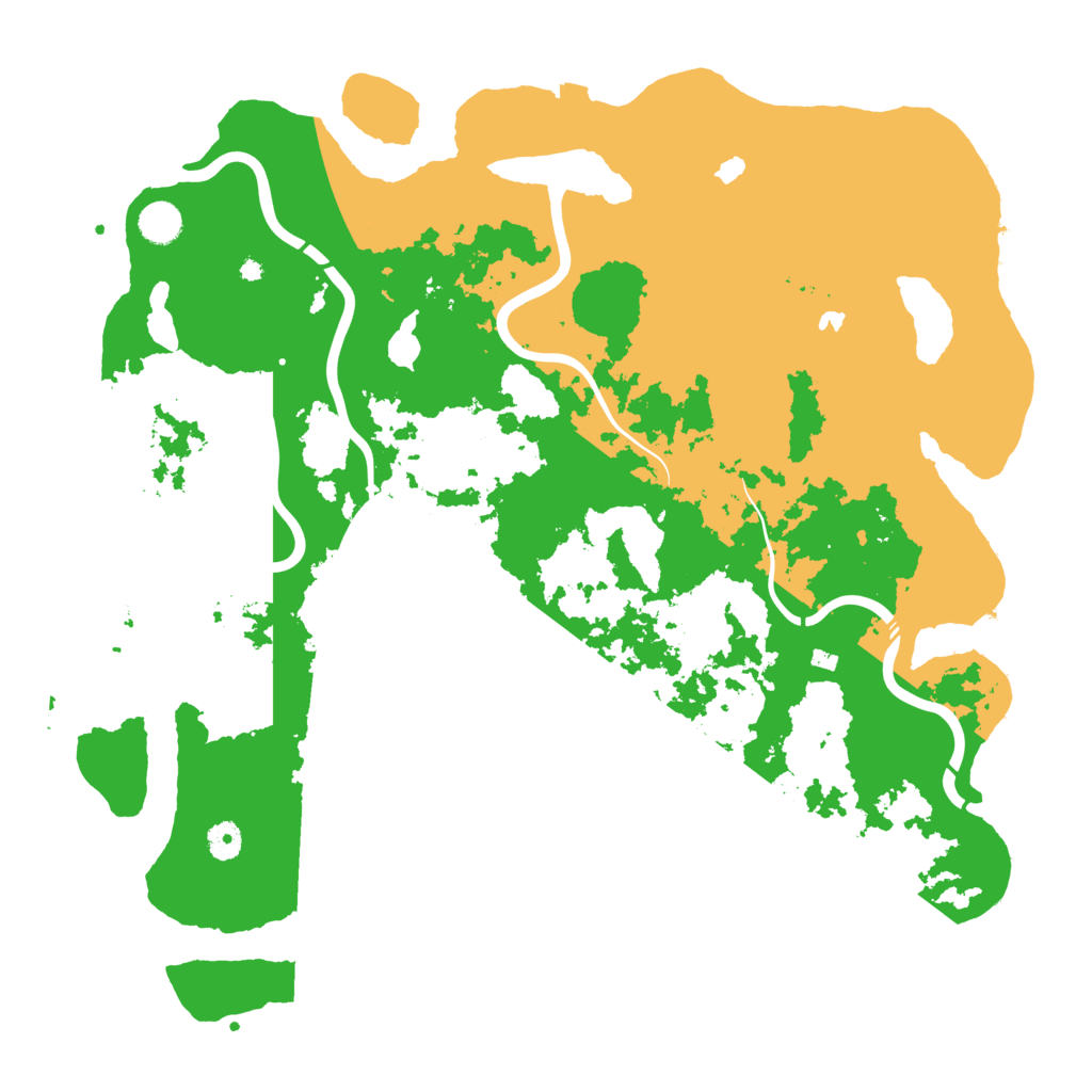 Biome Rust Map: Procedural Map, Size: 4500, Seed: 1363248615