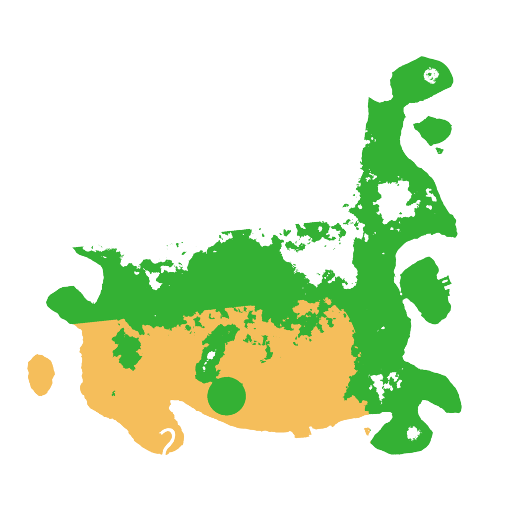 Biome Rust Map: Procedural Map, Size: 3500, Seed: 1311772559