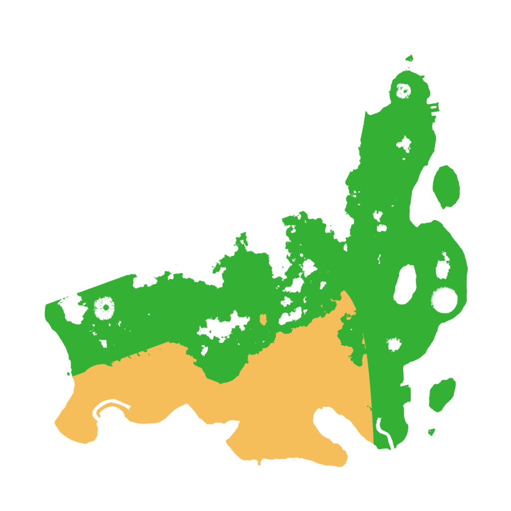 Biome Rust Map: Procedural Map, Size: 3500, Seed: 798484300