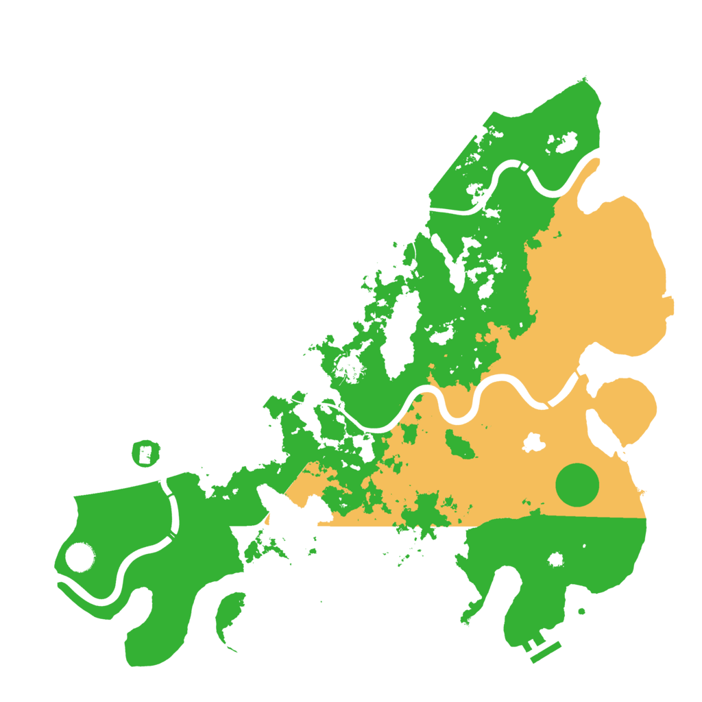 Biome Rust Map: Procedural Map, Size: 4250, Seed: 8610