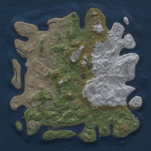 Thumbnail Rust Map: Procedural Map, Size: 4250, Seed: 1198007944, 18 Monuments