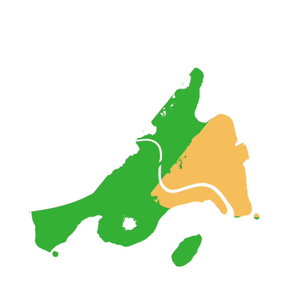 Biome Rust Map: Procedural Map, Size: 2000, Seed: 2106470829