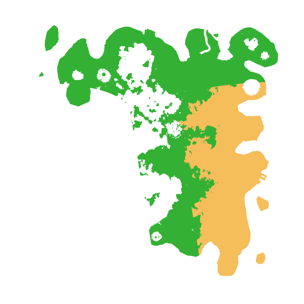 Biome Rust Map: Procedural Map, Size: 3350, Seed: 51397416