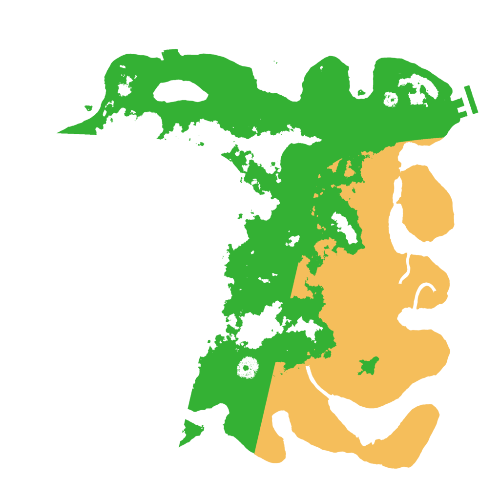 Biome Rust Map: Procedural Map, Size: 3500, Seed: 508441522