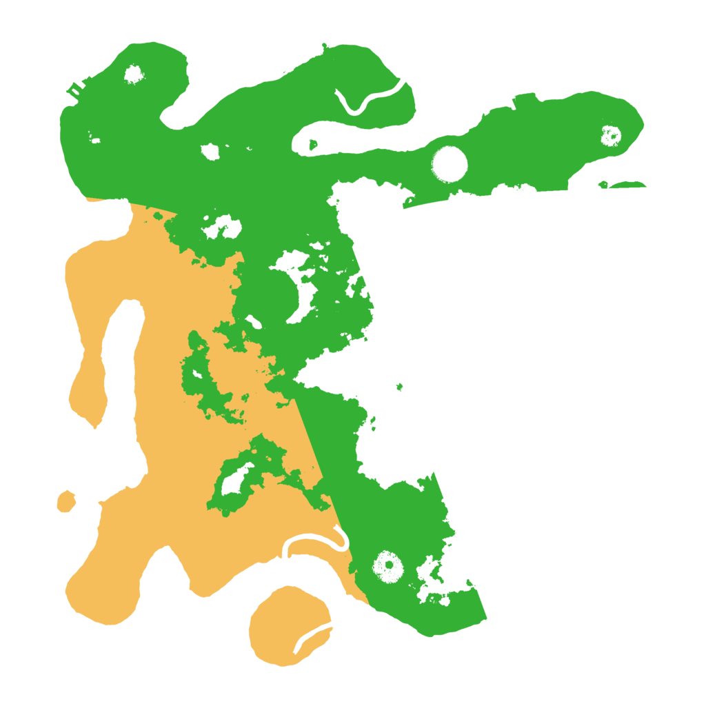 Biome Rust Map: Procedural Map, Size: 3500, Seed: 990273