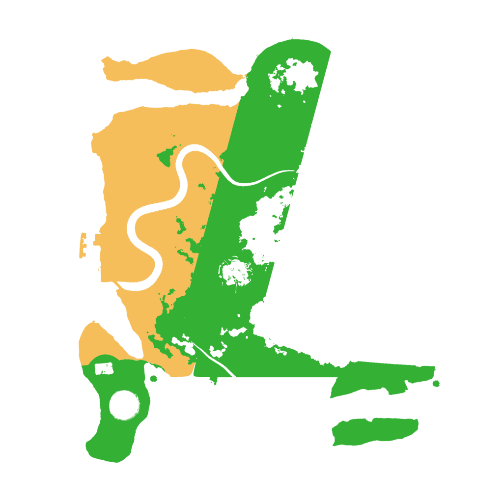 Biome Rust Map: Procedural Map, Size: 3000, Seed: 1027150468