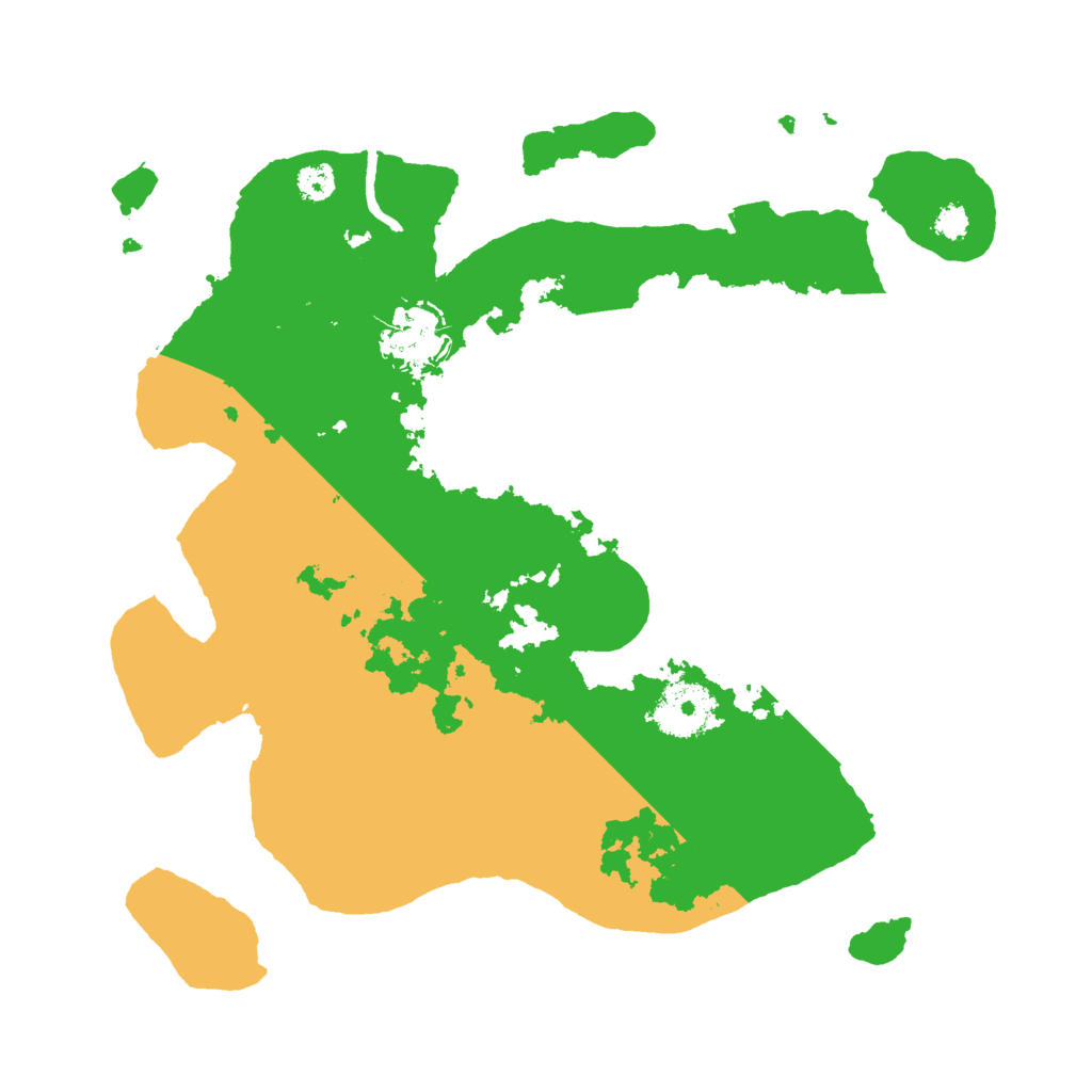 Biome Rust Map: Procedural Map, Size: 3000, Seed: 5278163