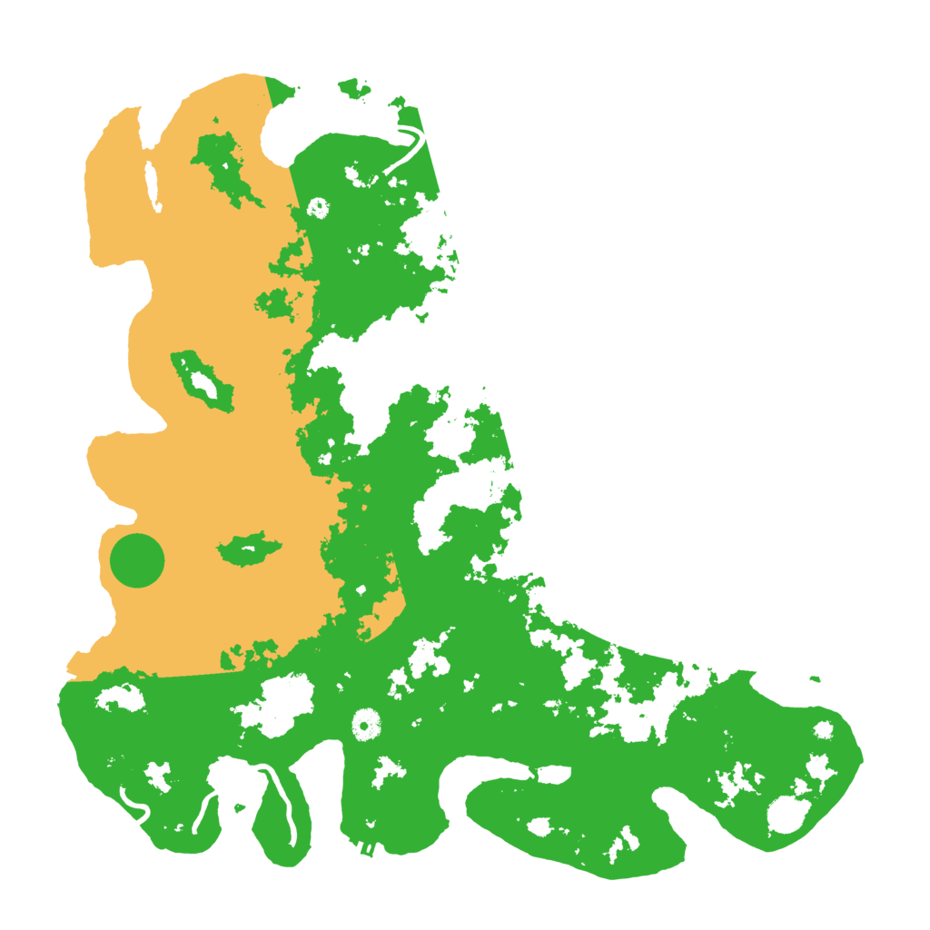 Biome Rust Map: Procedural Map, Size: 4500, Seed: 1197986123