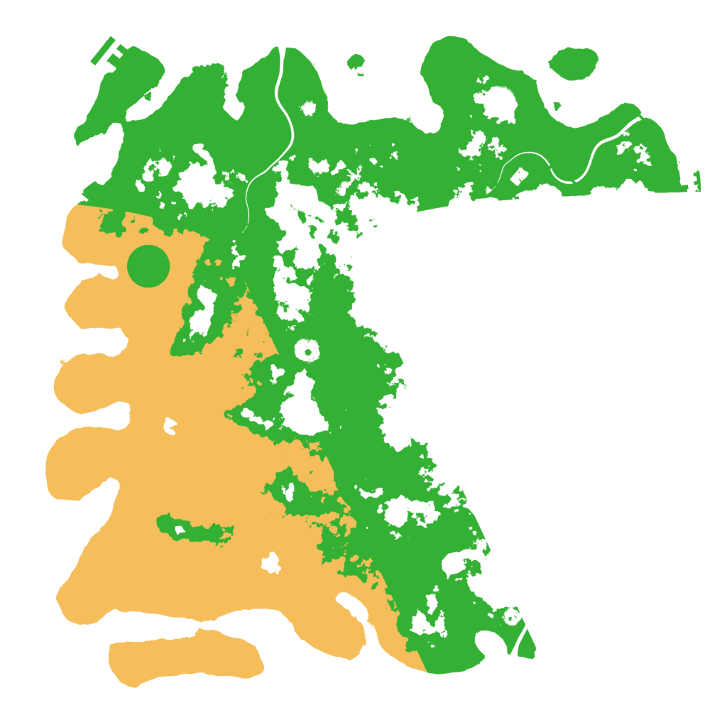 Biome Rust Map: Procedural Map, Size: 4500, Seed: 29742958