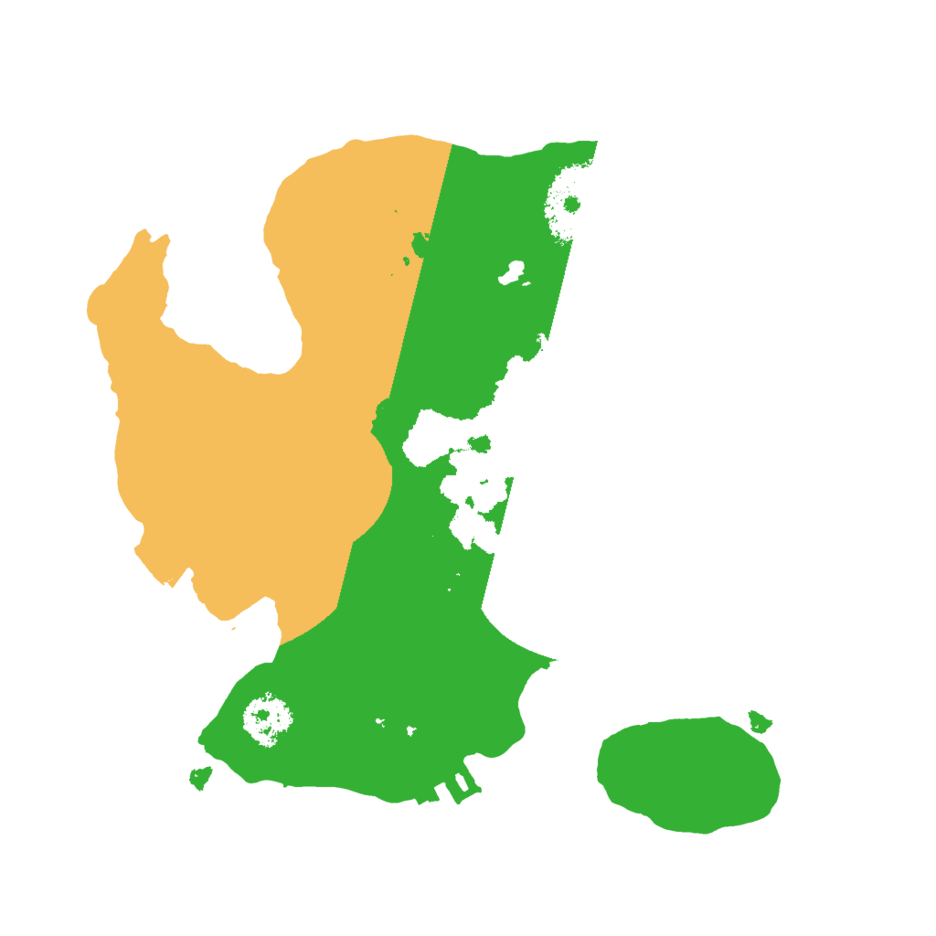 Biome Rust Map: Procedural Map, Size: 2000, Seed: 1654099339