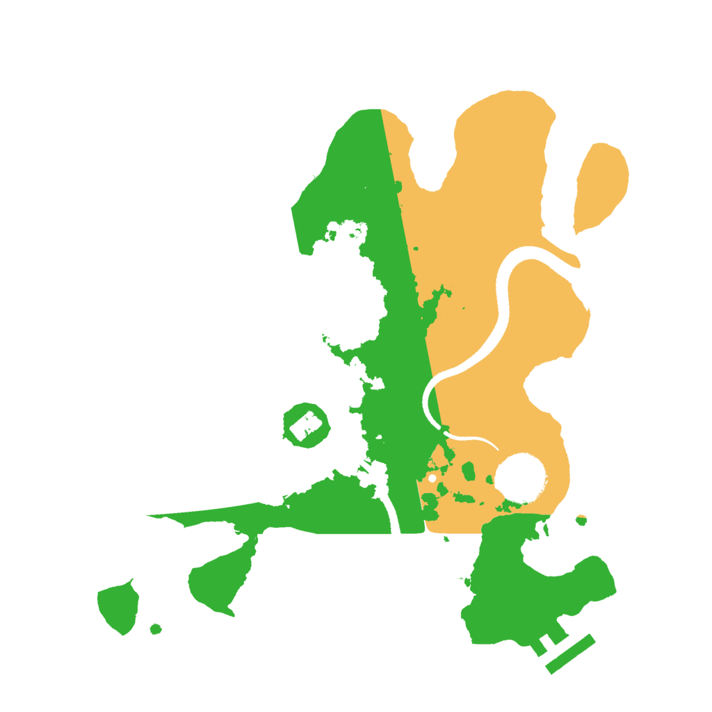 Biome Rust Map: Procedural Map, Size: 2600, Seed: 601056250