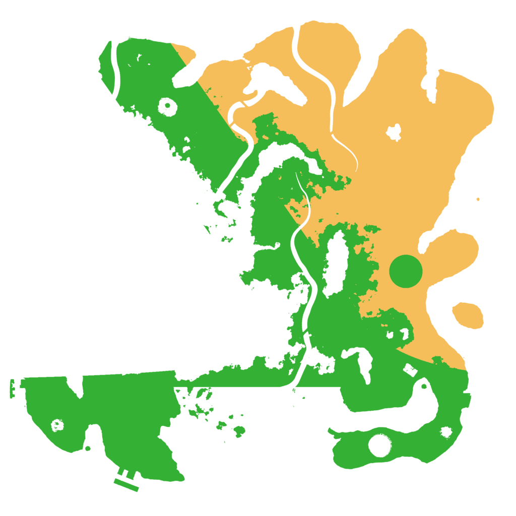 Biome Rust Map: Procedural Map, Size: 4100, Seed: 2389