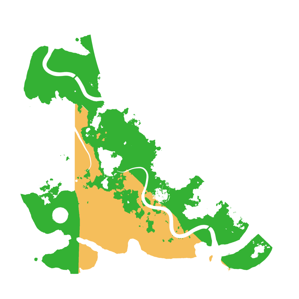 Biome Rust Map: Procedural Map, Size: 3500, Seed: 975401668
