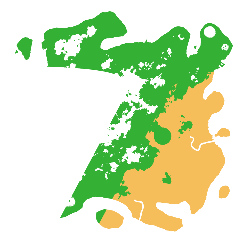 Biome Rust Map: Procedural Map, Size: 3800, Seed: 69085927