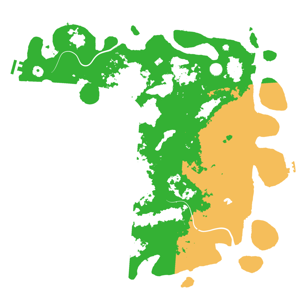 Biome Rust Map: Procedural Map, Size: 4250, Seed: 2054760326