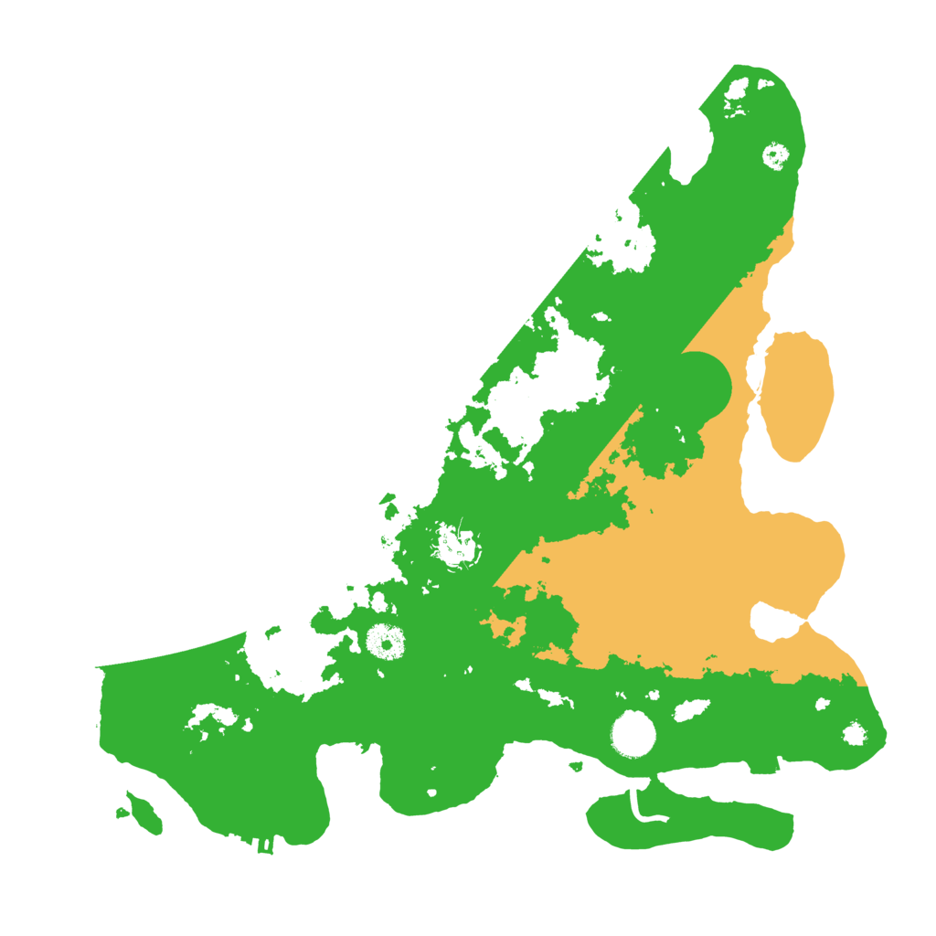 Biome Rust Map: Procedural Map, Size: 3700, Seed: 3746