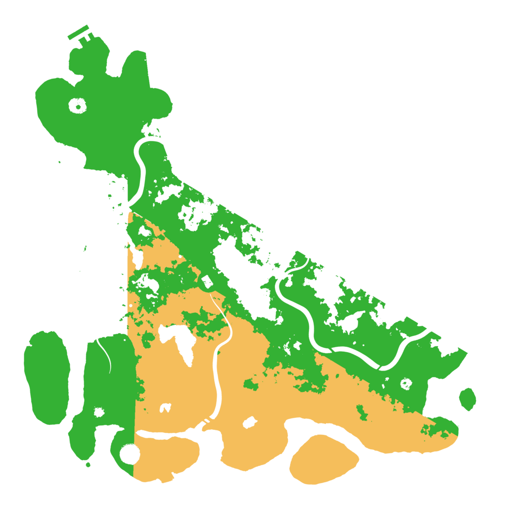 Biome Rust Map: Procedural Map, Size: 4500, Seed: 4556464