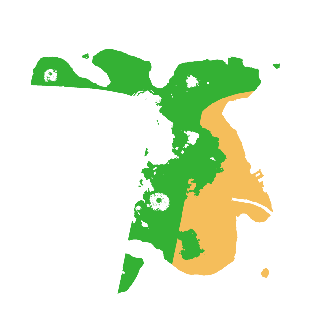 Biome Rust Map: Procedural Map, Size: 2500, Seed: 1111623774