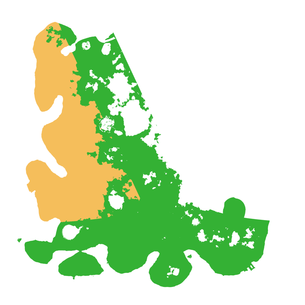 Biome Rust Map: Procedural Map, Size: 3700, Seed: 925826484