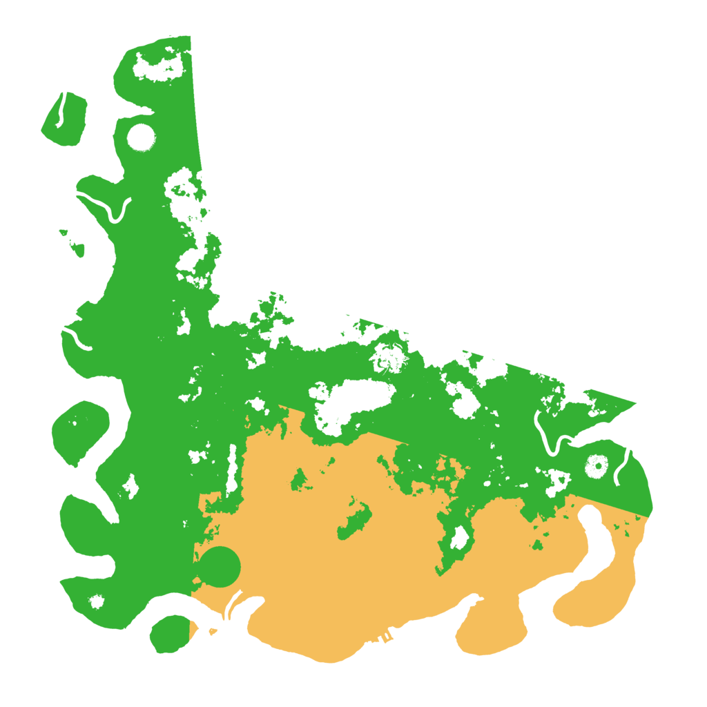 Biome Rust Map: Procedural Map, Size: 4514, Seed: 13825