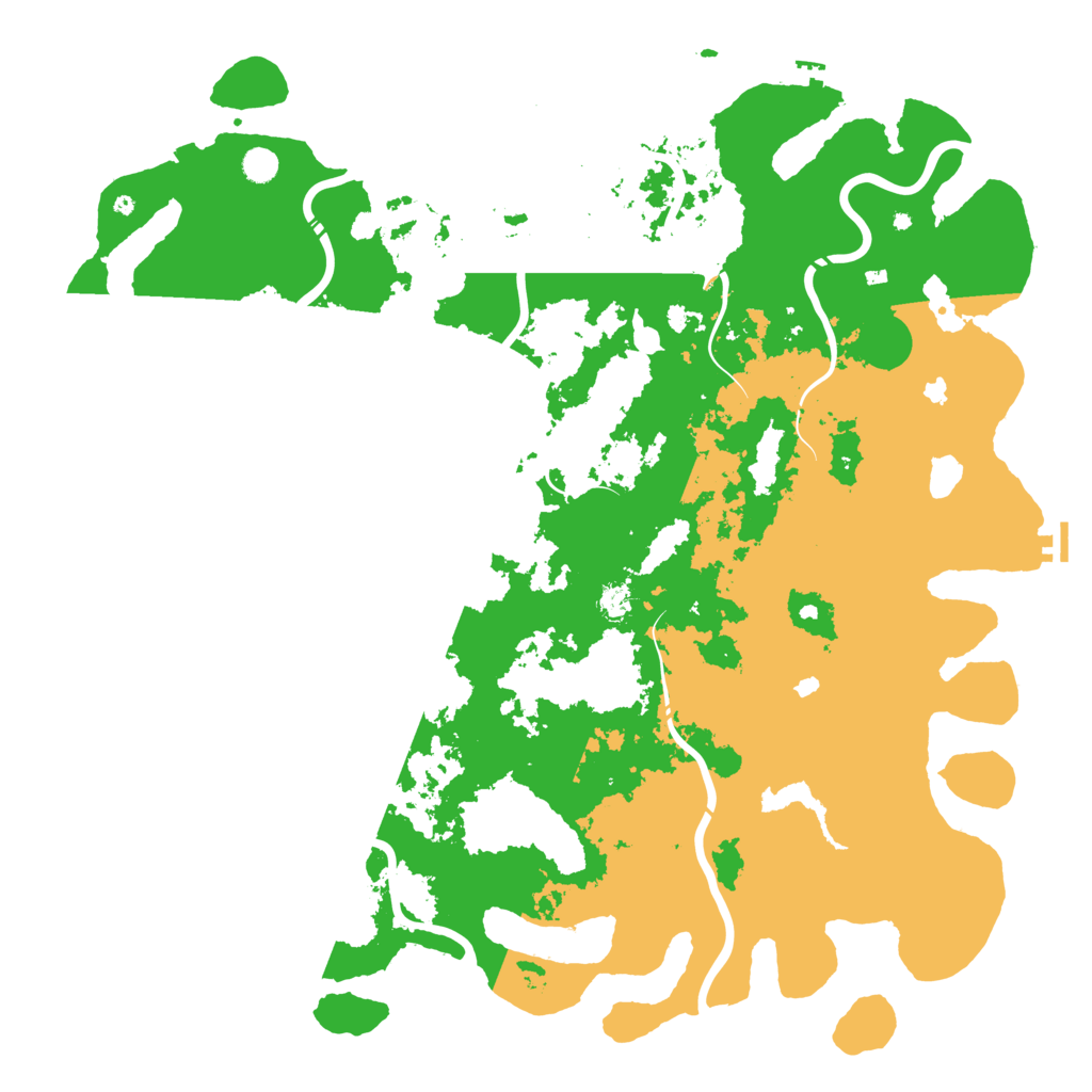 Biome Rust Map: Procedural Map, Size: 5500, Seed: 300994848
