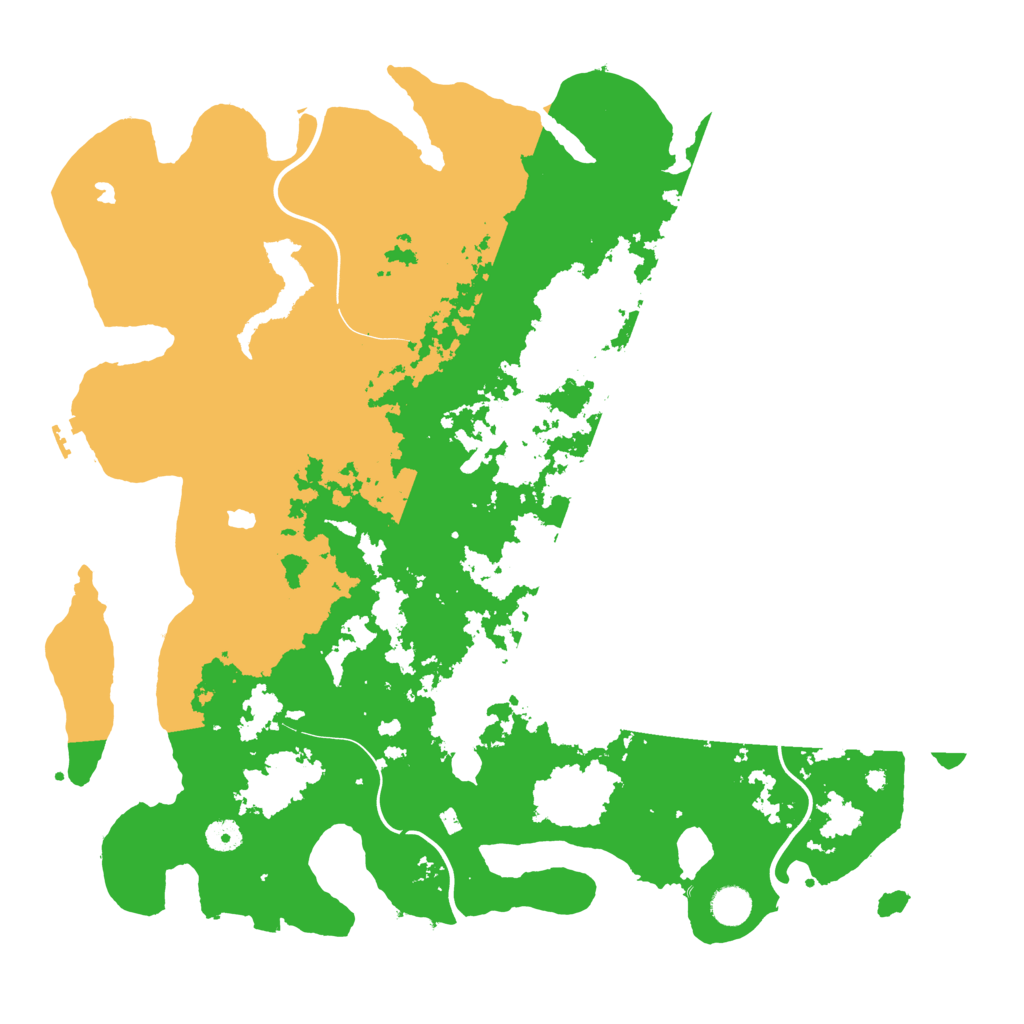 Biome Rust Map: Procedural Map, Size: 4500, Seed: 5874397