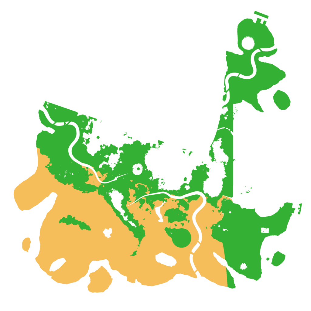 Biome Rust Map: Procedural Map, Size: 4250, Seed: 954348883