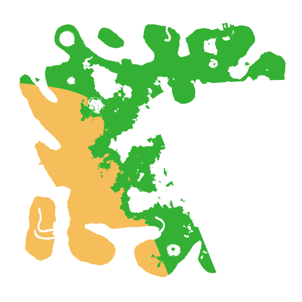 Biome Rust Map: Procedural Map, Size: 3500, Seed: 942718854