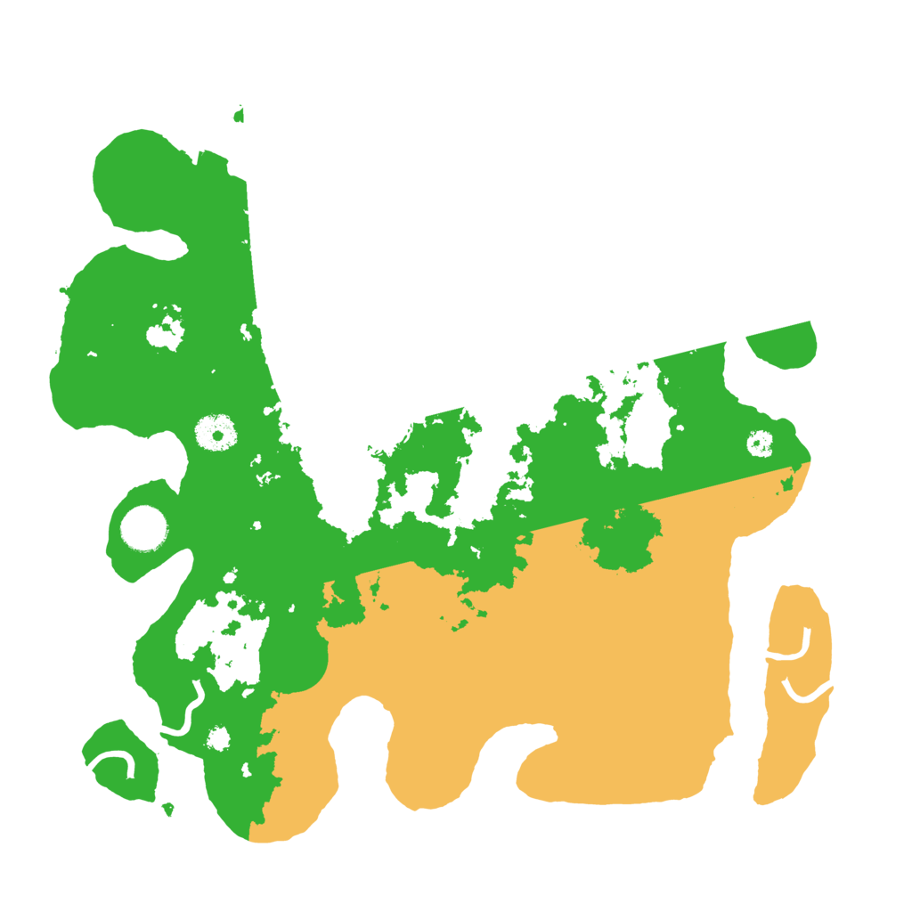 Biome Rust Map: Procedural Map, Size: 3497, Seed: 1