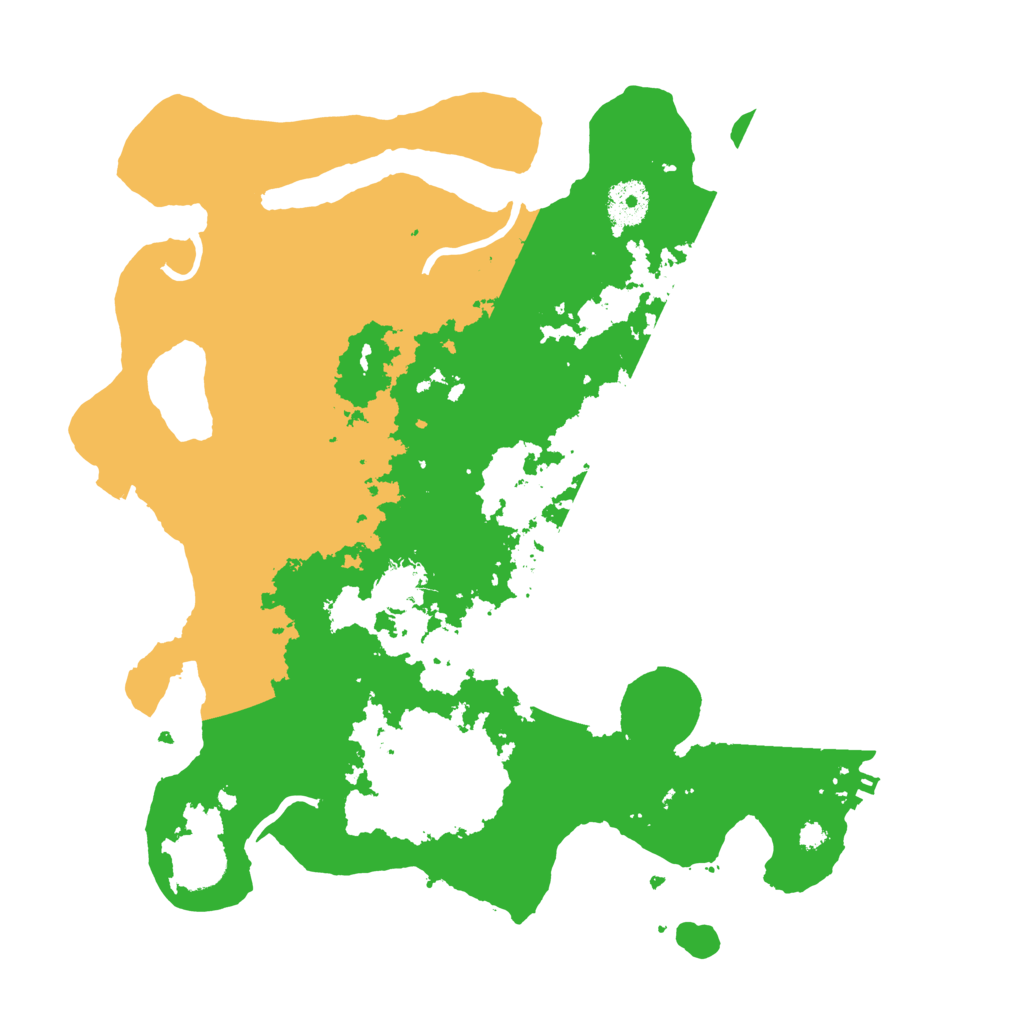 Biome Rust Map: Procedural Map, Size: 3500, Seed: 335638143