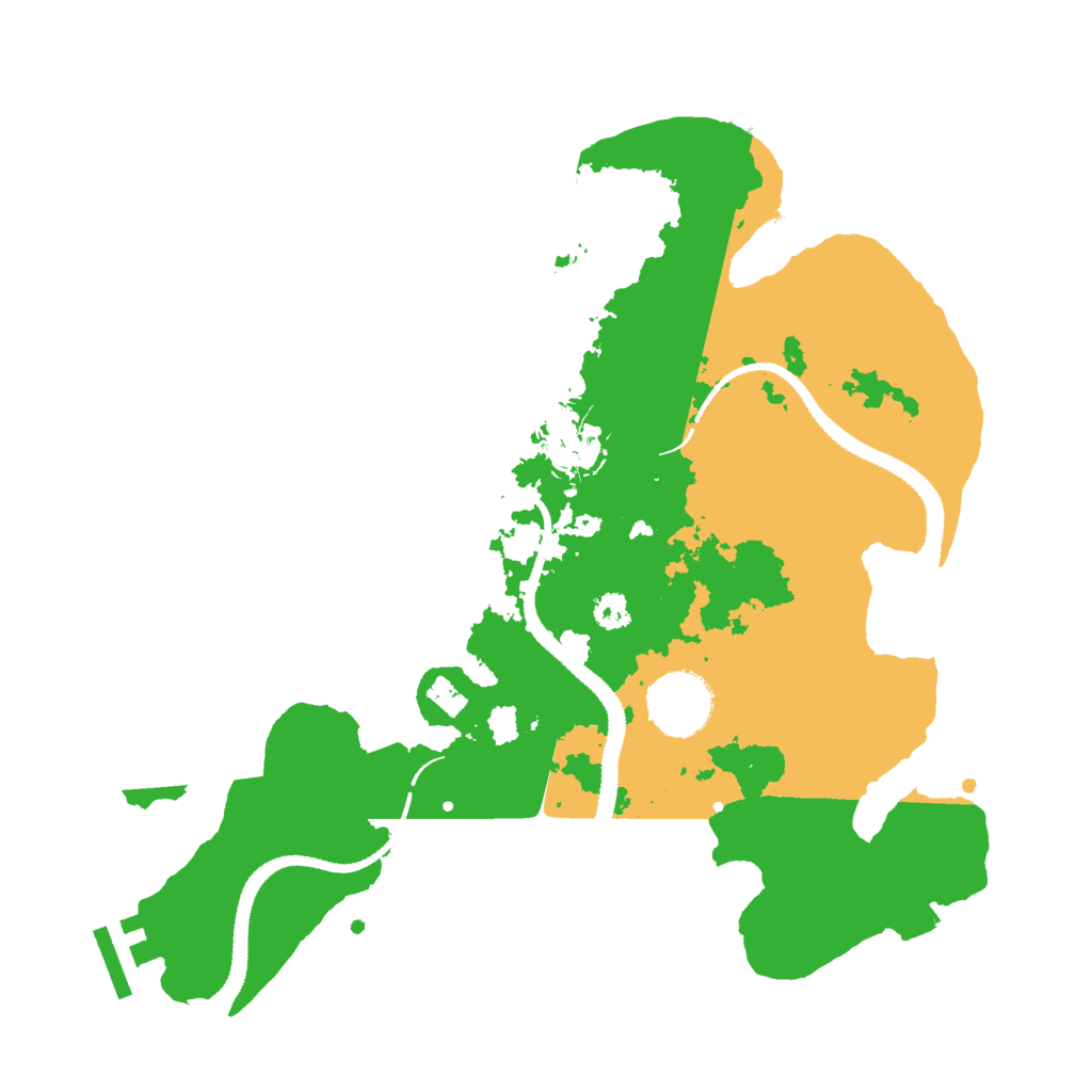 Biome Rust Map: Procedural Map, Size: 3000, Seed: 1317049591