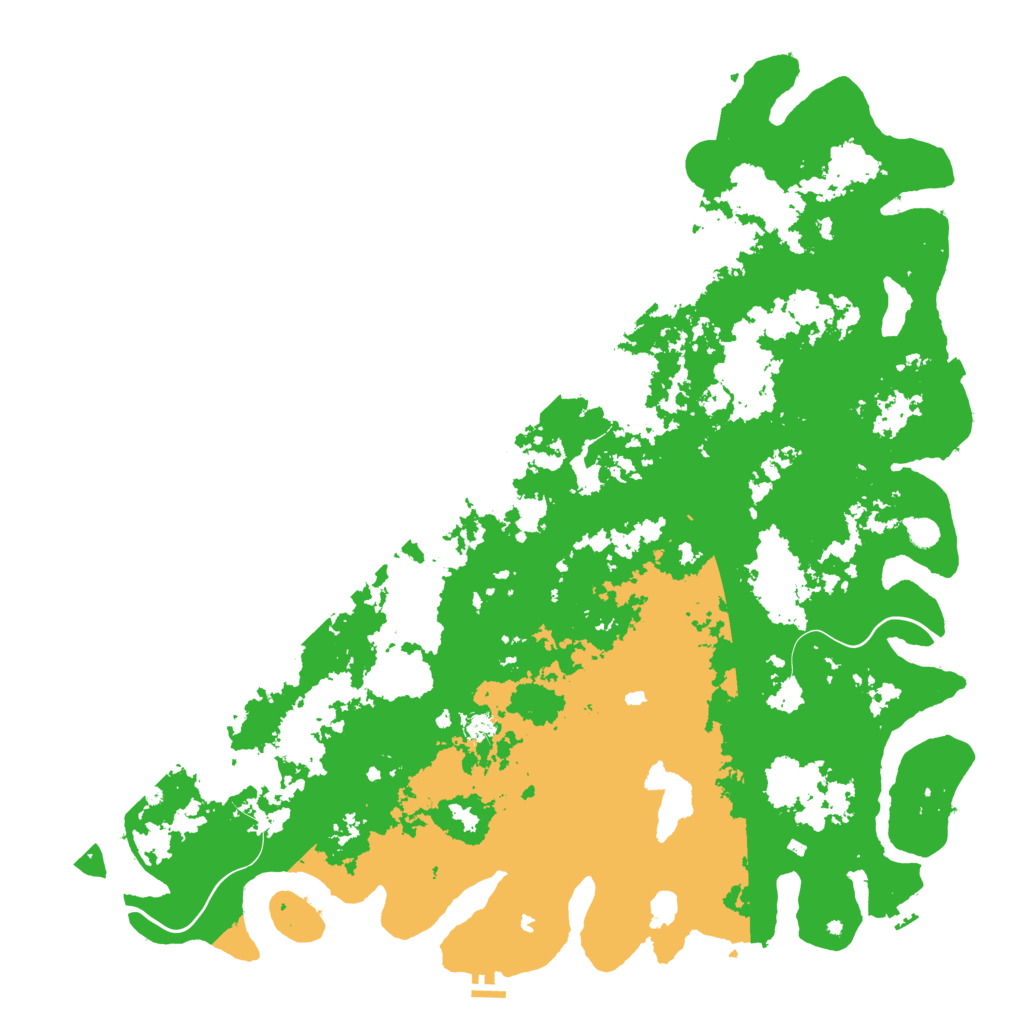 Biome Rust Map: Procedural Map, Size: 6000, Seed: 53644575