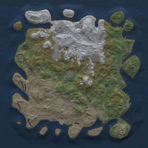 Thumbnail Rust Map: Procedural Map, Size: 4250, Seed: 1178431139, 19 Monuments