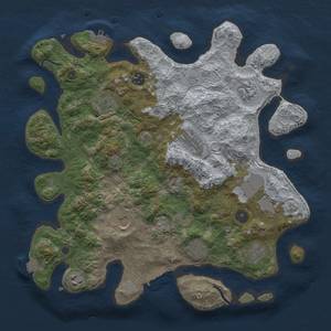 Thumbnail Rust Map: Procedural Map, Size: 3750, Seed: 678579, 18 Monuments