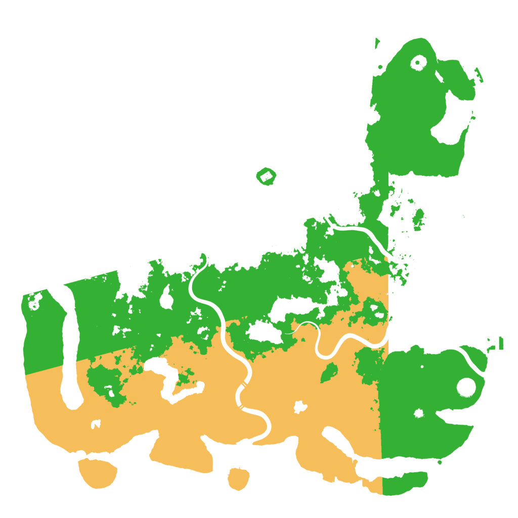 Biome Rust Map: Procedural Map, Size: 5000, Seed: 2319