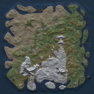 Thumbnail Rust Map: Procedural Map, Size: 6000, Seed: 88020224, 18 Monuments